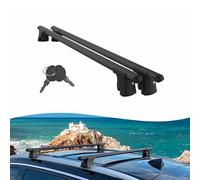 Axenture - Premium Roof Bars for Hyundai Santa Fe Mk3 2012-2018; Lockable Roof Rack Cross Bars, Compatible with Flush-Mounted Roof Rails Black (2 Pcs)