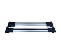 Axenture Roof Racks Cross Bars Compatible For Bmw 5 Series Estate/Touring E39 1995-2003 Crossbars for Convenient Roof Cargo Aluminium Racks Rail Set 2 Pieces Grey