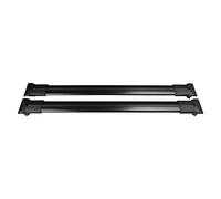 Axenture Roof Racks Cross Bars Compatible For Fiat Panda III 2012 And Later Crossbars for Convenient Roof Cargo Aluminium Racks Rail Set 2 Pieces Black