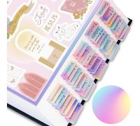 AXERHK Bible Tabs for Women - 75 Bible Stickers - Perfect Gift for Easter, Carnival, Mother's Day - Bible Study Accessories