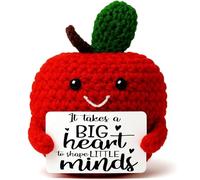 AXERHK Emotional Support Crochet, Thank You Gift for Teachers, Emotional Support Plush Doll with Card, Cute Potato for Teacher Gifts New Year Gift Birthday Gifts Party Decoration Good Luck Gifts