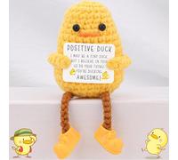 AXERHK Emotional Support Potato, Emotional Support Gift, Emotional Support Plush Doll With Card, Emotional Support Potato Plush, Cute Potato For Carnival Birthday Gift Friend Party Decoration (Duck)