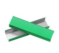 AxeWoodz 4000pcs Green Staples, 1/4 Inch Length, 1000Pcs per Pack, 4 Packs Total