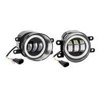Axexnejv Front Light Assembly For Lexus CT200h 2011-2014 Plug&Play H11 3.5inch LED Fog Lights DRL Halo Ring 12V Auto Foglamp