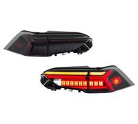 Axexnejv Rear Tail Light For Toyota For RAV4 2019-2025 LED Tail Lights Sequential Turn Signal Start-up Animation Black Rear Lamps Assembly TailLight Assembly