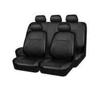 Axexnejv Seat Covers For Subaru For Forester For Outback For Legacy XV For Wrx For Sti Seat Covers PU Leather Car Cushion Seats Interior Accessories(5Seats-black)