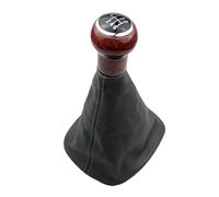 Axexnejv Shift Gear Lever Knob for VW for Passat B5 .5 1997-2005 Car-Styling 5/6 Speed Gear Shift Knob PU Leather Boot Case Gear Shifter Knob Handle(6 Speed Gray B)