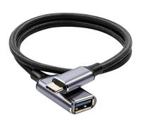 AXFEE 0.5M USB C to USB Adaptor, OTG Cable Type C 3.1 Male to USB 3.0 Female Adapter, USB C Extension Cable Compatible with i-Pad Pro, Galaxy S23/S22, MacBook, and more Type C Devices