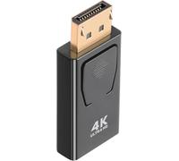 AXFEE 1PCS DisplayPort to HDMI Adapter, 4K DP to HDMI Converter(Black)