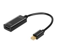 AXFEE 1PCS Mini DisplayPort to HDMI Adapter, Thunderbolt to HDMI Converter | Mini DP Male to HDMI Female Adapter Cable, Compatible with MacBook Air/Pro, Mac, Surface Pro, Projector, Monitor