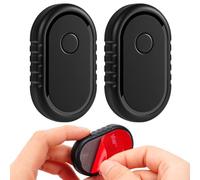 AXFEE 2 Pack Waterproof Silicone Case for Sam-sung Galaxy Smart Tag 2, Dog/Cat Collar Tracker Case Holder with 3M-Adhesive, Anti-Lost Protective Cover of Sam-sung Smart Tag 2 Accessories