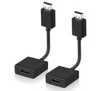 AXFEE 2PCS HDMI Extension Cable, 12CM 4K Hdmi Male to Female Extender Cable