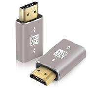 AXFEE 2PCS HDMI Female to Male Adapter 8K@60Hz, Male to Female HDMI Connector, HDMI Adapters Support 8K@60Hz/ 4K@120Hz/ 2K/ 1080p, 3D, TV, Projector, Monitor, Laptop