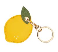 AXFEE 360° Protective Case for Air Tag, Holder for Air Tags, Lemon | Cartoon Leather Air-Tags Keyring Case For Apple Air-tag Holder, air-tag Holder Protective Case, Decorations for Key, Bag