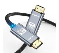 AXFEE 8K HDMI Cable 2.1, 5M Ultra High-Speed 48Gbps HD Cable, Gold-Plated HDMI Lead (8K@60Hz 7680x4320, 4K@120Hz) Supports eARC Compatible with HD TV Monitor and More