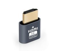 AXFEE HDMI Dummy Plug, 1pcs 4K@60Hz 3840x2160 Virtual Monitor, Portable Wireless HDMI Emulator, USB-C to HDMI Adapter for Notebook, Projector, TV, Computer, Monitor