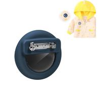 AXFEE Hidden Air Tag Case for Kids, Air-tag Holder With Safety Pins, Anti-Removal Air-tags Sicoilne Case, Compatible with Air-tag Tacker for Kids Adult Pets Backpack Inside Clothes, Shark