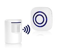 AXFEE Motion Sensor Door Chime Alarm, Wireless Home Security Driveway Doorbell Volume adjustable, Burglar Door Alarm System with PIR Motion Sensor Detector and Plug-in Receiver for Home,Garage,Office