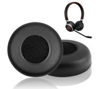 AXFEE Replacement Earpads for Jabra-Evolve 20 20SE 30 30II 40 65 65+ On-Ear Wireless Headset, Headphone Replacement Ear Pads Cushions with Premium Softer Protein Leather and Memory Foam