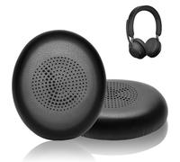 AXFEE Replacement Earpads for Jabra-Evolve2 65 (65MS 65UC USB)/Evolve2 40 (40UC 40MS USB)/Elite 45h On-Ear Wireless Headset, Headphone Replacement Ear Pads Cushions with Premium Softer Protein Leather