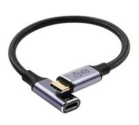 AXFEE USB C Extension Cable 0.25M, 20Gbps 100W USB C 3.2 Gen2 Extender Lead