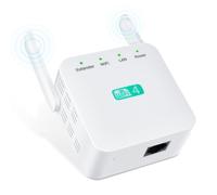 AXFEE Wi-Fi Range Extender 300Mbps, WiFi Extender Booster/WiFi Booster Range Extender 2.4 GHz, 4 Modes Wi-Fi Repeater for Home and Office Up To 360 Degrees, Compatible With All Wireless WLAN Devices