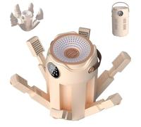 AXGCAA 6-Arm Boot Dryer, Portable Shoe Warmer with Digital Touch Screen, Electric Shoe Dryer with 3h/6h/9h Timer, 360° Hot Air Circulation, Fast Drying, Eliminates Odors, for Hotels and Families