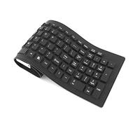 axGear Waterproof Silicone Keyboard Foldable Flexible USB Dustproof DirtProof Full Size