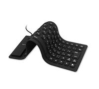 axGear Waterproof Silicone Keyboard Foldable Flexible USB Mini Dustproof Dirt Proof