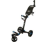 AXGLO TRI-360 V2 GOLF PUSH TROLLEY - BLACK / BLUE +FREE £39.99 ACCESSORY PACK