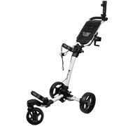 AXGLO TRI-360 V2 GOLF PUSH TROLLEY - WHITE / GREY +FREE £39.99 ACCESSORY PACK