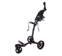 Axglo Tri 360 V2 Golf Trolley 3 Wheel Push Cart Black / Red + FREE Accessories