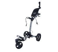 Axglo Tri-360 V2 Swivel Golf Trolley - Grey / Grey + FREE £39.99 Accessory Pack
