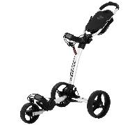 AXGLO TRILITE 3 WHEEL GOLF TROLLEY - WHITE / BLACK +FREE £59.99 ACCESSORY PACK
