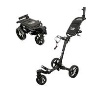 Axglo Trilite 360 Unisex Adult 3-Wheel Trolley, Black Grey, One Size