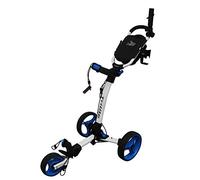 Axglo TRILITE T3 Manual Golf Cart, Adults Unisex, White/Blue, One Size