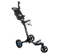 AXGLO TRI-360 V2 GOLF PUSH TROLLEY - BLACK / BLUE +FREE £39.99 ACCESSORY PACK