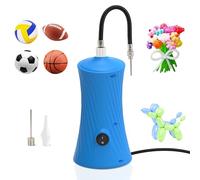 AXHJ Balloon Pump Electric Air Pumps for 260q, Foil, Latex Balloons and Sport Balls, 2-in-1 Electric Air Balloon Pump, Balloon Inflator for Party Decorations and Sport, Blue，AC110V