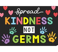 AXHNG Vintage Spread Kindness Not Germs School Health Safety Health Clinic Health Nurse Poster Metal Aluminium Tin Sign 12x16 Inch Wall Decor