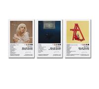 AXHOGMA A Set Of 3 Billie Eilish Poster for Room Aesthetic Canvas Wall Art Bedroom Decor 16x24inch(40x60cm)-3pcs