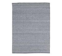 AXI Bali Outdoor Carpet Rug, Grey, Rectangular| Garden Rug for Outside/Inside Small Seating Areas | Mat for Garden/Balcony/Patio 200x290cm / Thickness: 5mm | Waterproof Rug & Sustainable