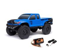 AXIAL 1/24 SCX24 Base Camp 4WD Rock Crawler RTR Blue C-AXI-1219T2