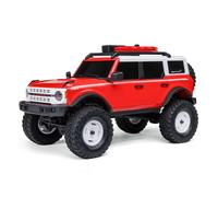 Axial SCX24 Ford Bronco Heritage Edition 4X4 Ready to Run RC Rock Crawler 1:24 Brush Motor Offroad Truck Remote Control Extra Torque Includes Battery and Charger Red