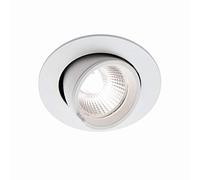 AXIAL 15W Round High Performance Cool White LED Adjustable Tilt Recessed Commercial Retail Display Illumination Downlight Spot Lighting