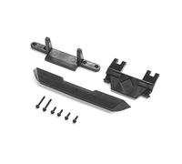 Axial AXI200006 Rear Bumper & Hinge: SCX24 Jeep JT Gladiator, Grey/Silver