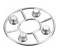 AXIAL Hub Cover Set Satin Chrome (4) Z-AX8080