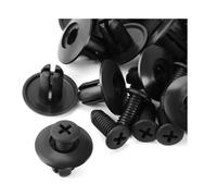 Axial Joint Fit For mitsubishi ASX Eclipse Cross Pajero Outlander Lancer Galant Grandis 8mm Hole Plastic Rivets Fastener Push Clip(40pcs)