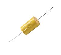 Axial Lead Type Polypropylene Film Capacitor Cylindrical 100V DC 10.0uF 21 * 35mm Yellow for Audio Divider 1pcs Component