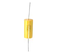Axial Lead Type Polypropylene Film Capacitor Cylindrical 100V DC 15.0uF 23.5 * 41mm Yellow for Audio Divider 1pcs Component