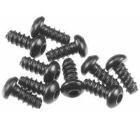 Axial M2.6x6mm Hex Socket Button Head Self-Tapping Screws Black Pack of 10 Z-AXA0422